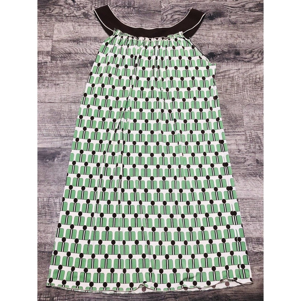 Max Studio Women Sz M Dress Round Neck Chest 36” Sleeveless Knee Length E13 - Picture 2 of 4